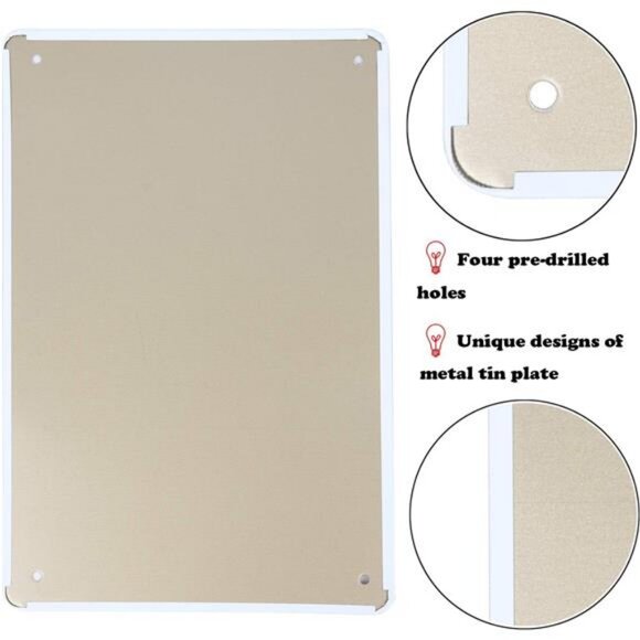 Halloween Signs, No Trespassing, Funny Metal Tin Sign for Halloween - Picture 5 of 8